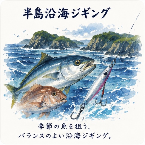 半島沿海ジギング