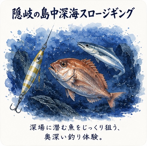 隠岐の島中深海スロージギング